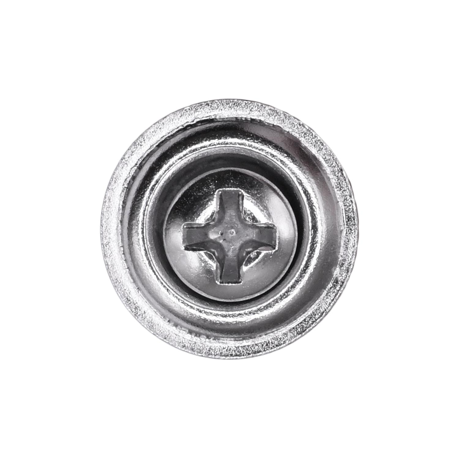 Auveco No. 14970 SEMS Phillips Oval Tapping Screw 6 Head 8 X 1-1/2", Quantity - 50