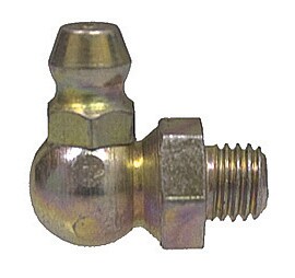 Auveco No. 15108 Grease Fitting 1/4"-28 90 Degree 45/64" Length, Quantity - 100
