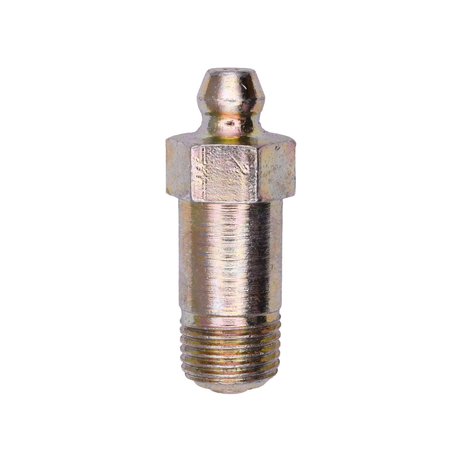 Auveco No. 15120 Grease Fitting 1/8" Pipe Straight 1-1/4" Length, Quantity - 100