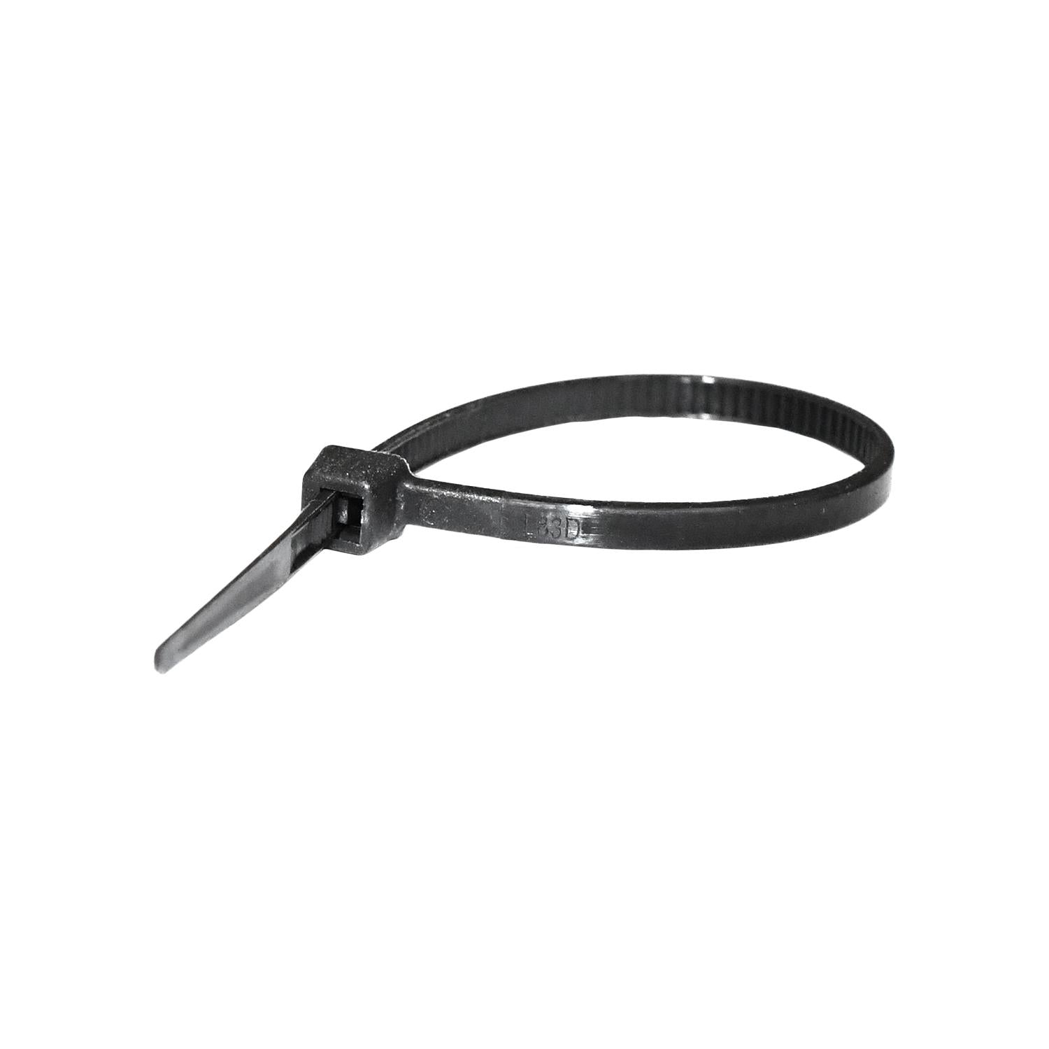 Auveco No. 15144 Black Nylon Cable Tie 4 Length, Quantity - 100