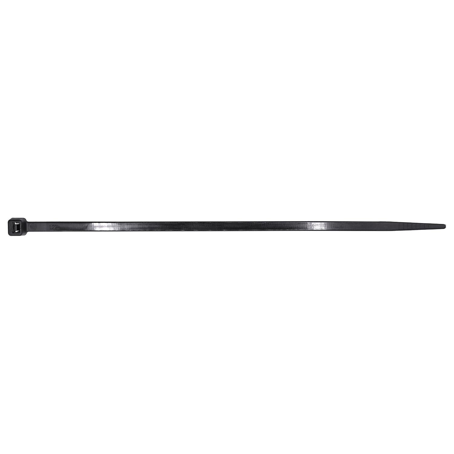 Auveco No. 15146 Black Nylon Cable Tie 7 Length, Quantity - 50