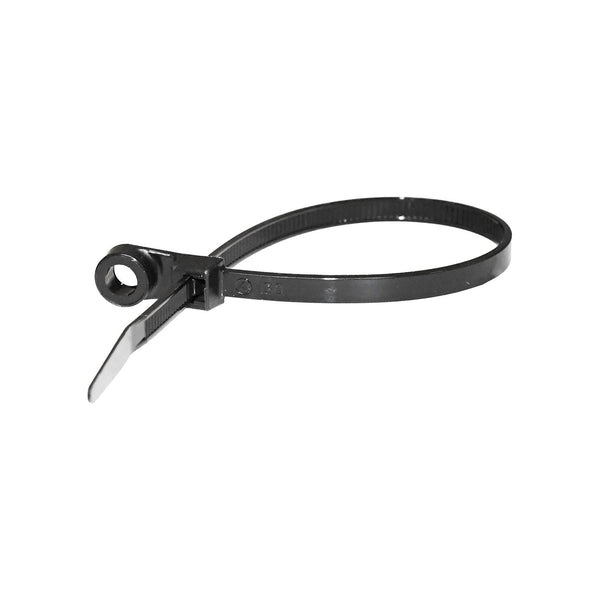 Auveco No. 15150 Black Nylon Cable Tie W/Mntg. Hole 7-1/2