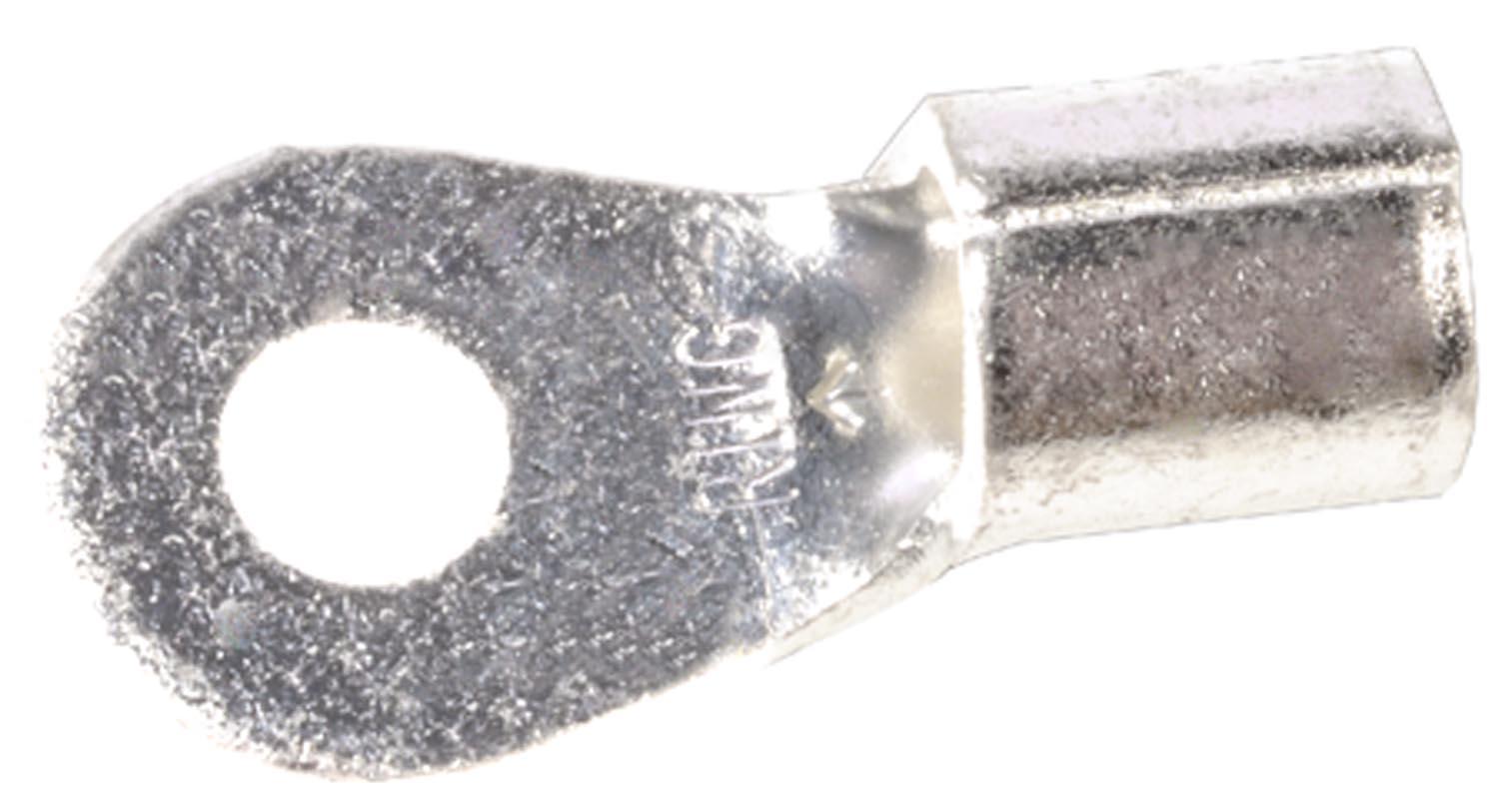 Auveco # 15166 4 Gauge1/4" Stud Ring Terminal Non-Insul. Qty 10.