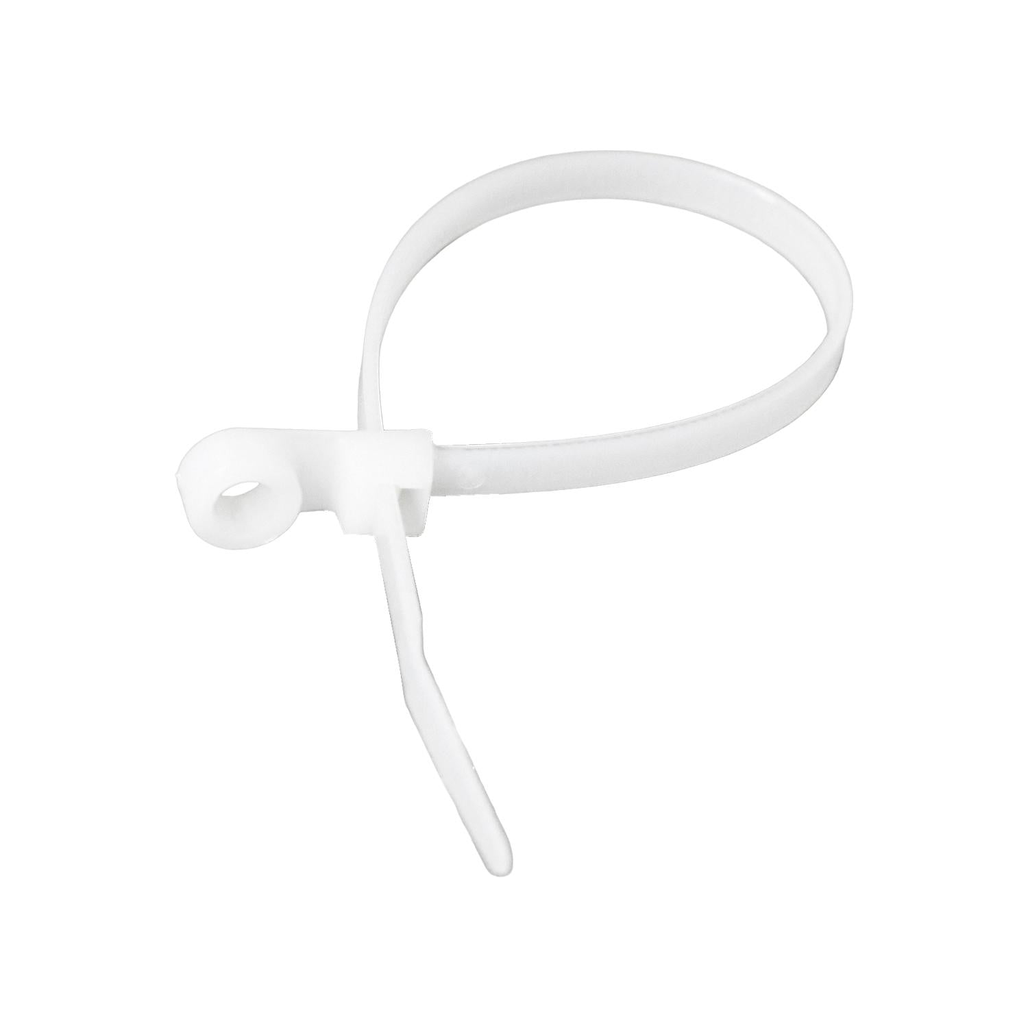 Auveco No. 15194 Cable Tie W/Mounting Hole - Natural 7" Length, Quantity - 250