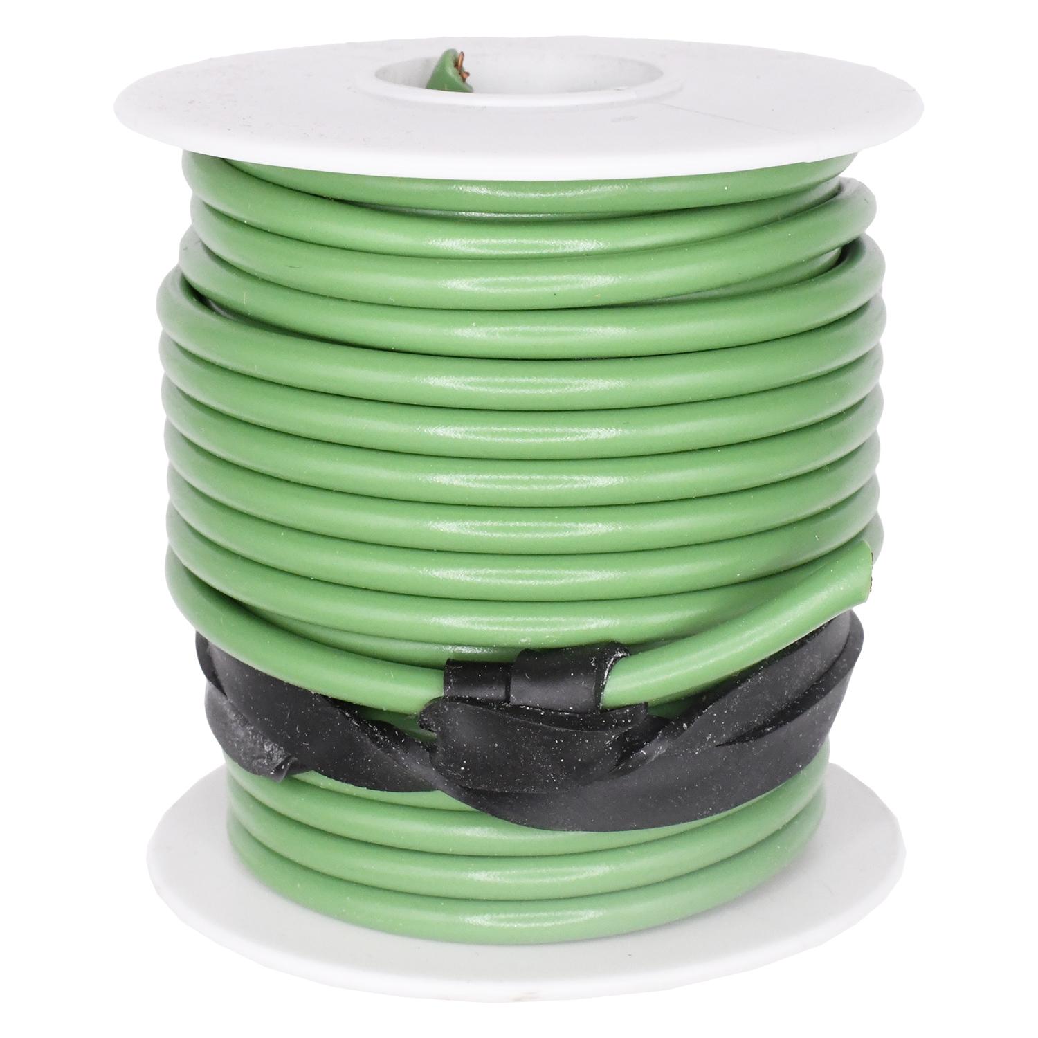 Auveco # 15239 14 Gauge Green 25 Feet Pvc Primary Wire. Qty 1.