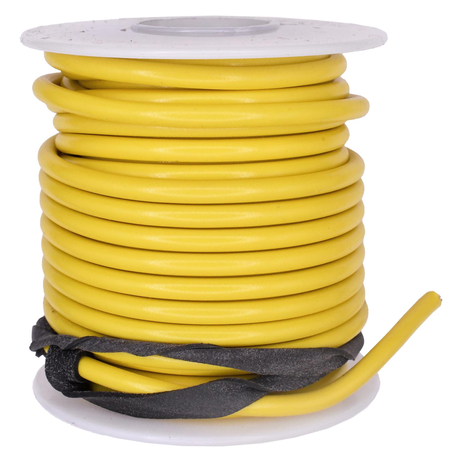 Auveco # 15240 14 Gauge Yellow 25 Feet Pvc Primary Wire. Qty 1.