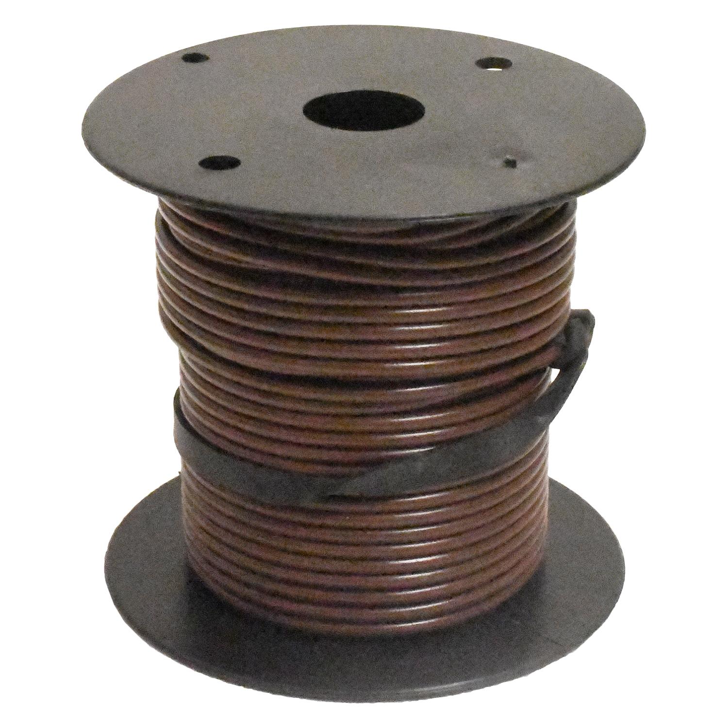 Auveco # 15256 Primary Wire 18 Gauge Brown 100 Feet. Qty 1.