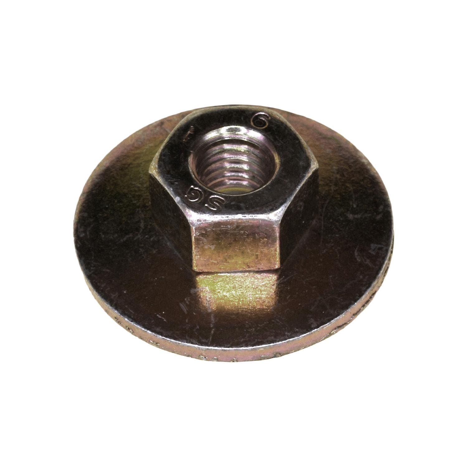 Auveco No. 15332 M6-1.0 Free Spinning Washer Nut 24mm Od, Quantity - 25
