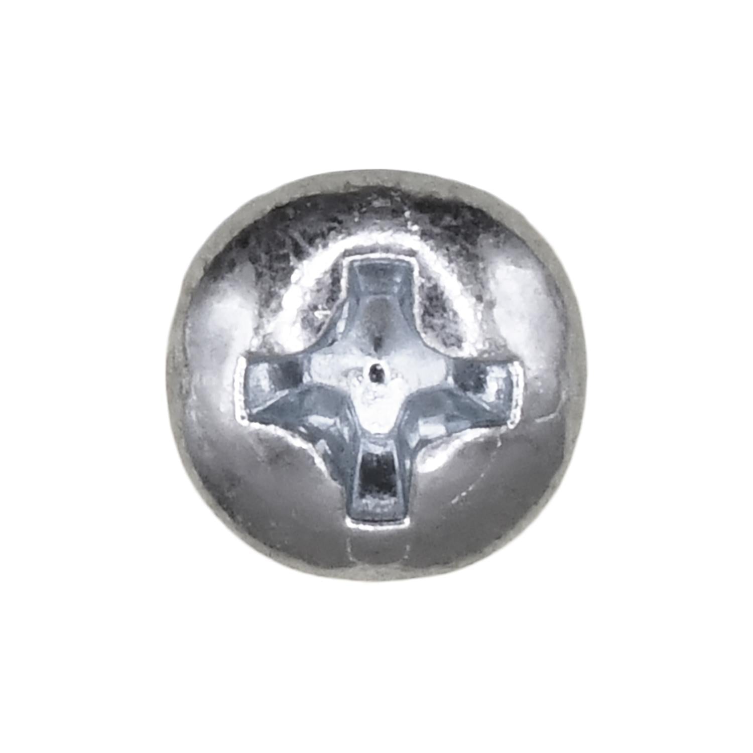 Auveco No. 15375 6-32 X 1/2" Phillips Pan Head Machine Screw Zinc, Quantity - 100