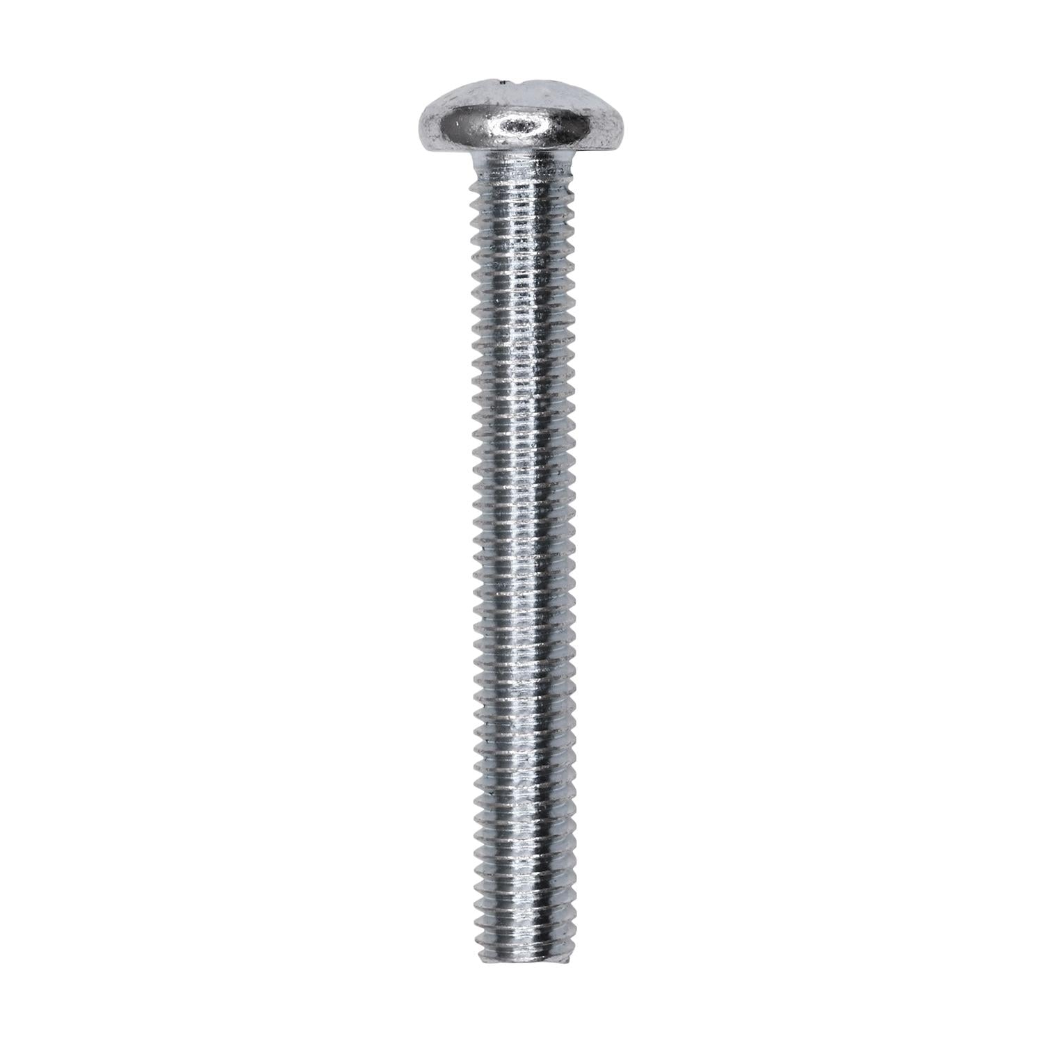 Auveco No. 15397 10-32 X 1-1/2" Phillips Pan Head Machine Screw Zinc, Quantity - 50