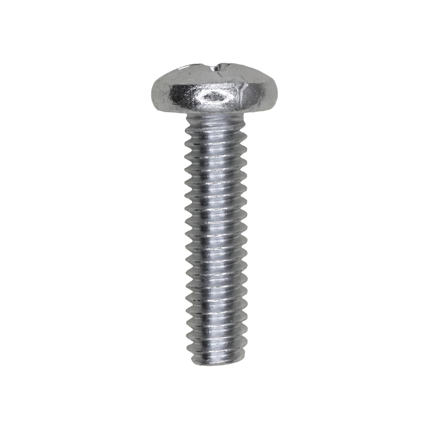 Auveco No. 15400 1/4"-20 X 1" Phillips Pan Head Machine Screw Zinc, Quantity - 50