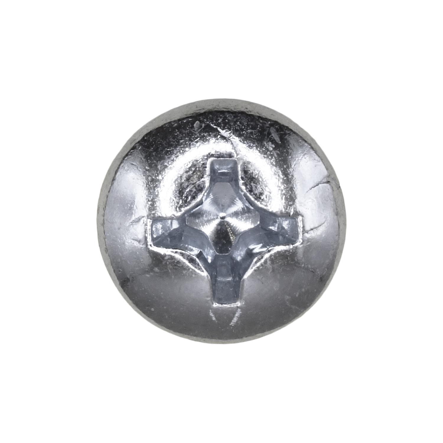 Auveco No. 15400 1/4"-20 X 1" Phillips Pan Head Machine Screw Zinc, Quantity - 50