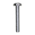 Auveco No. 15402 1/4"-20 X 1-1/2" Phillips Pan Head Machine Screw Zinc, Quantity - 50