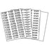 Auveco No. 15532 SAE Fastener Bin Labels, Quantity - 1