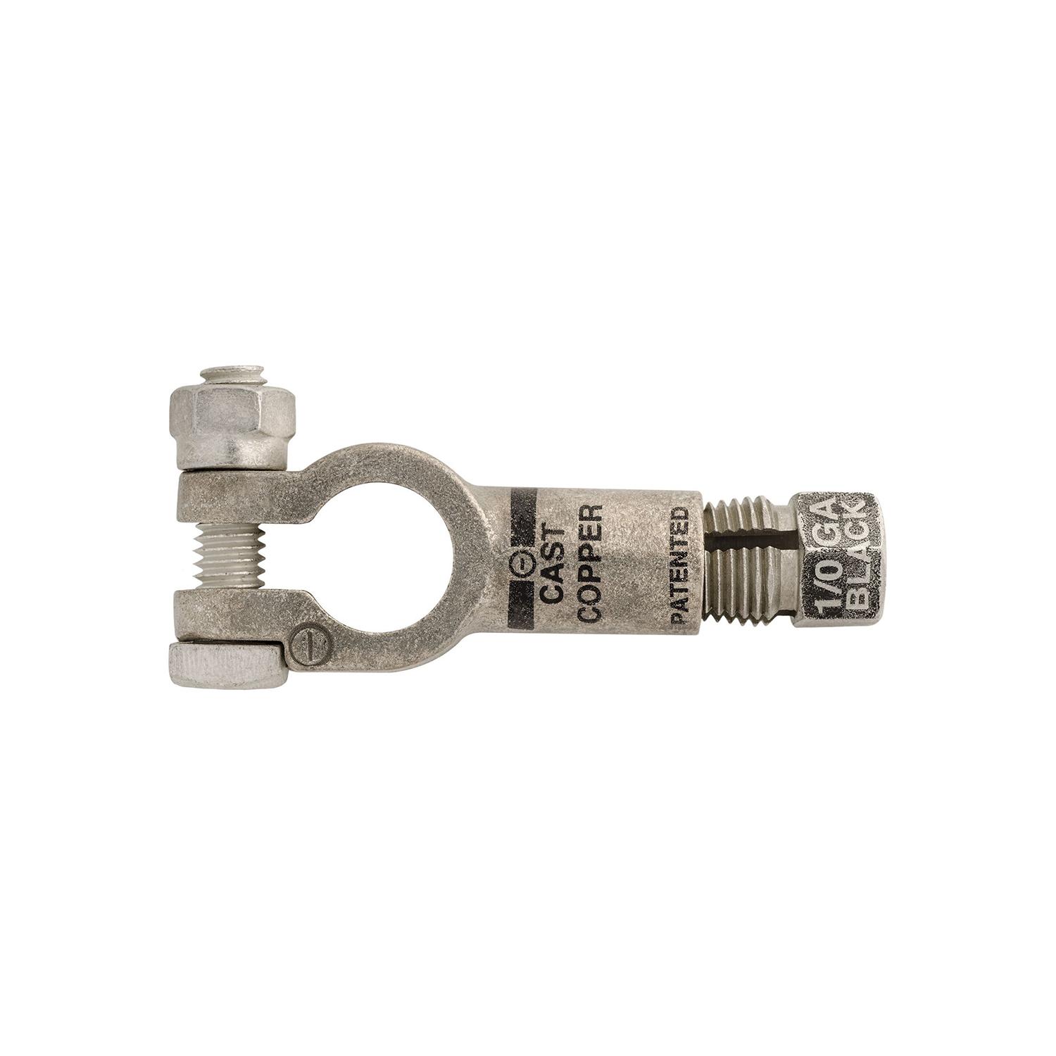 Auveco # 15606 Compression Battery Cable Terminal Negative Black. Qty 2.