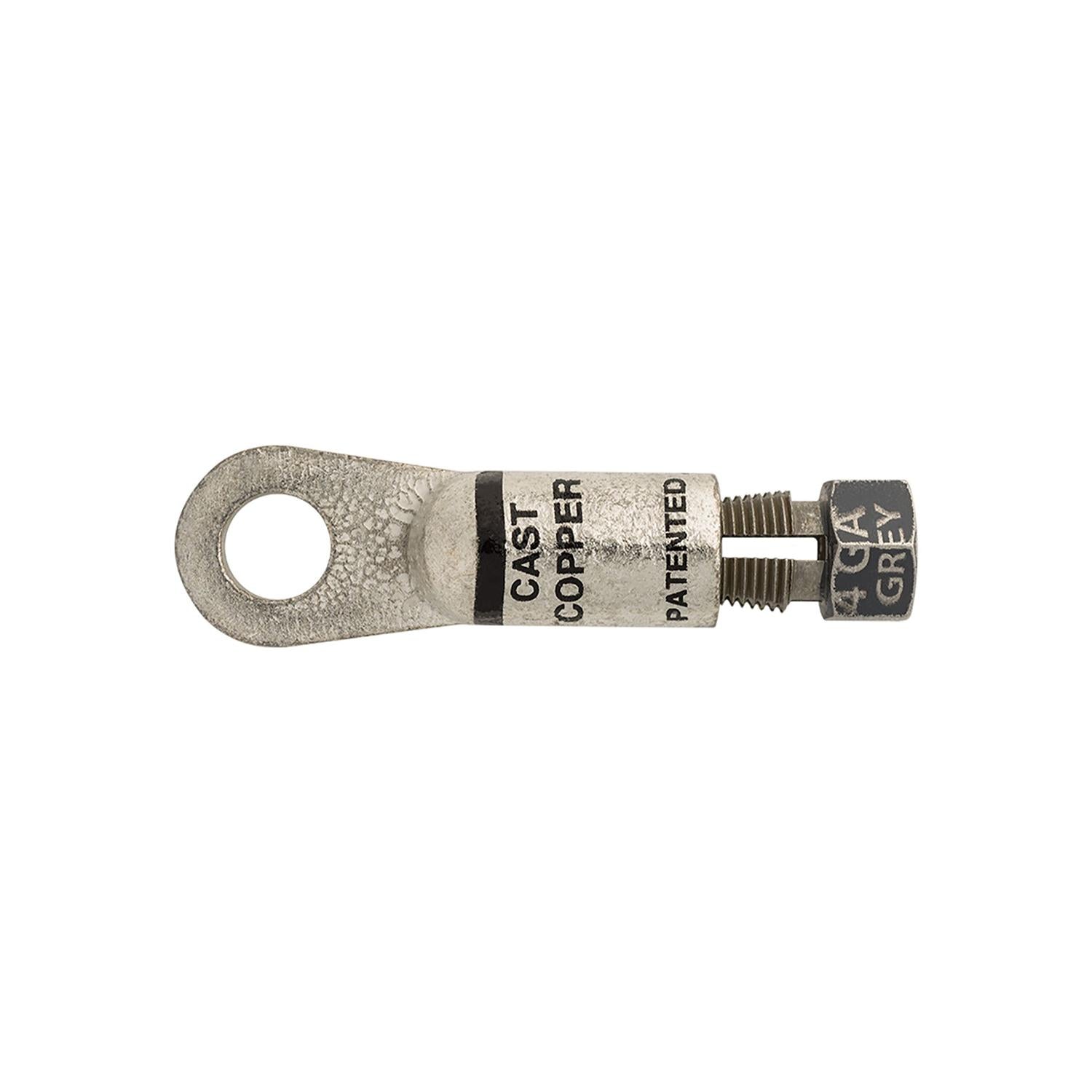 Auveco # 15618 Compression Copper Lug 3/8" Hole Size Gray. Qty 2.