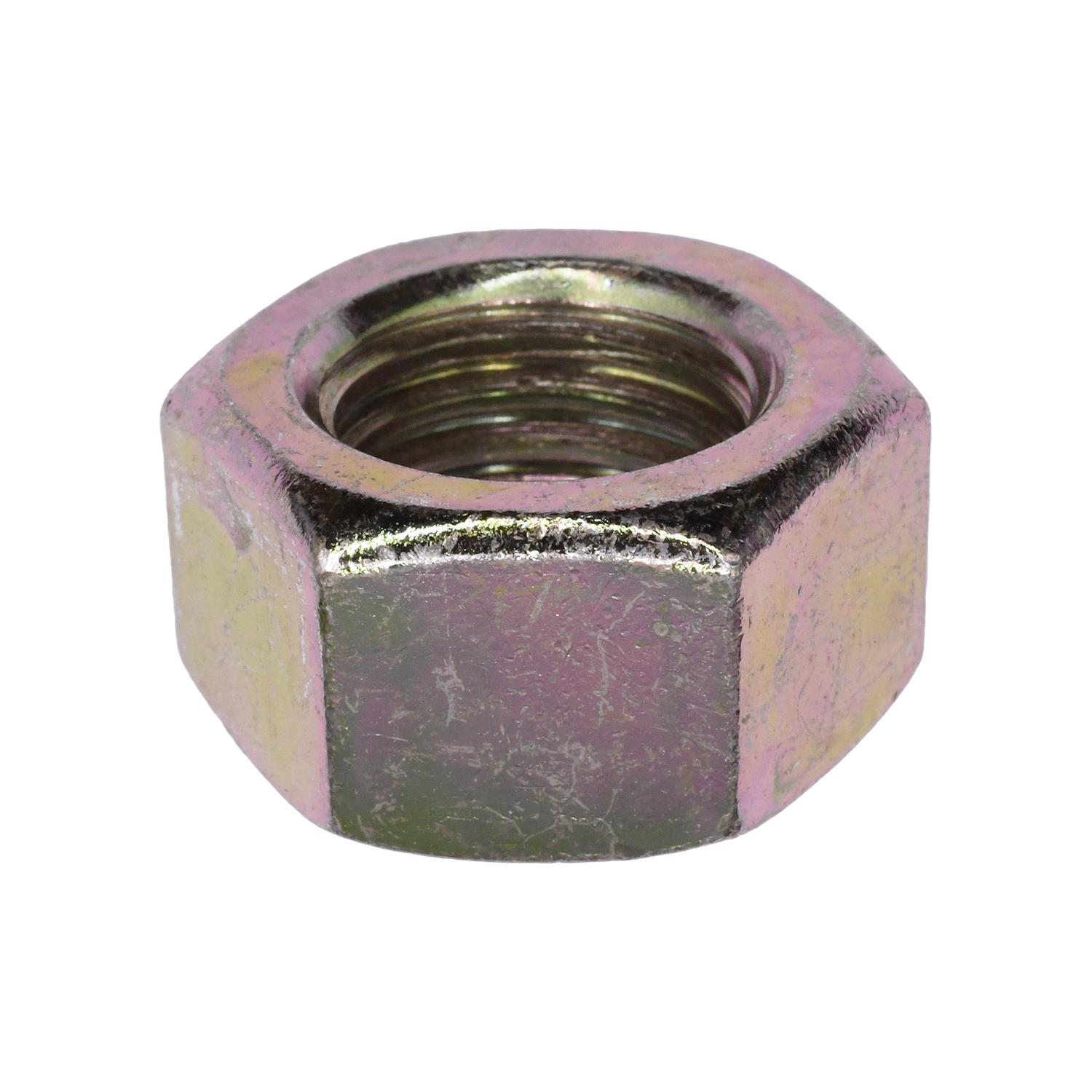 Auveco No. 15646 Grade 8 Hex Nut 3/4"-10 Zinc & Yellow, Quantity - 15