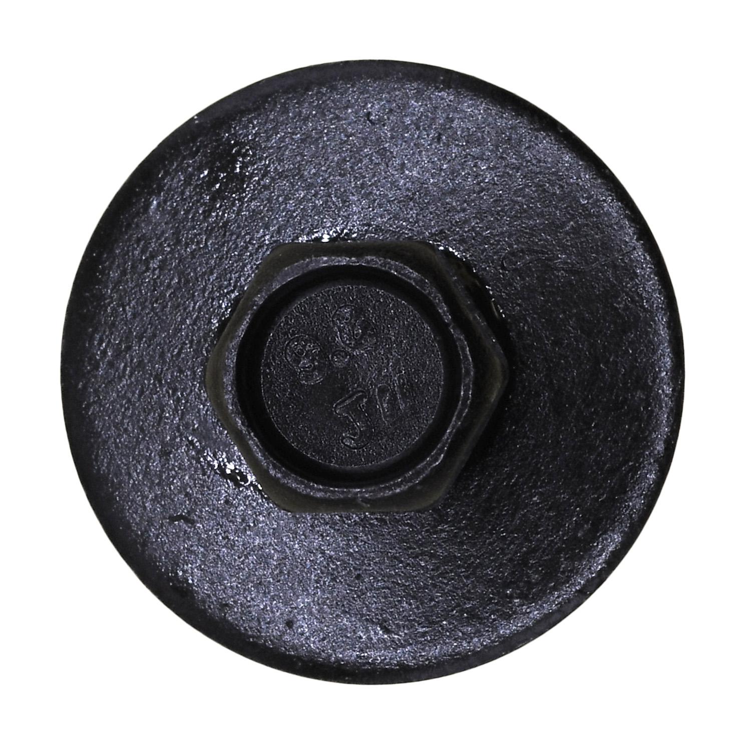 Auveco No. 15779 Hex Head SEMS Body Bolt Black M6-1.0 X 28mm, Quantity - 50