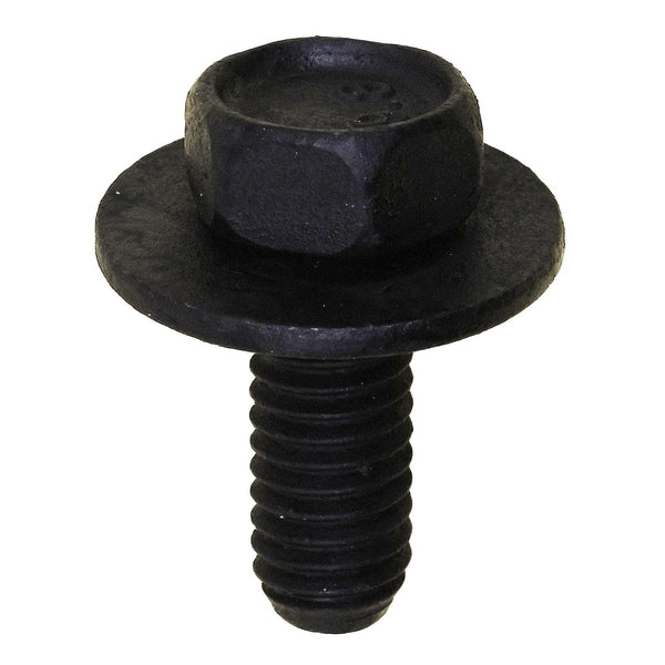 Auveco No. 15791 Hex SEMS Body Bolt Black Fluorocarb M6-1.0 X 16mm, Quantity - 50