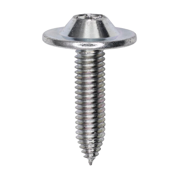 Auveco No. 15807 Torx Head Body Bolt M6-1.0 X 25mm Zinc, Quantity - 50