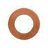 Auveco No. 15918 Copper Washer 1/2" Inside Diameter 7/8" Outside Diameter 1/16" Thick, Quantity - 25