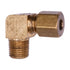 Auveco # 159 Brass 90 Degree Male Compression Adapter 3/16" Tube Size 1/8" Threads. Qty 5.