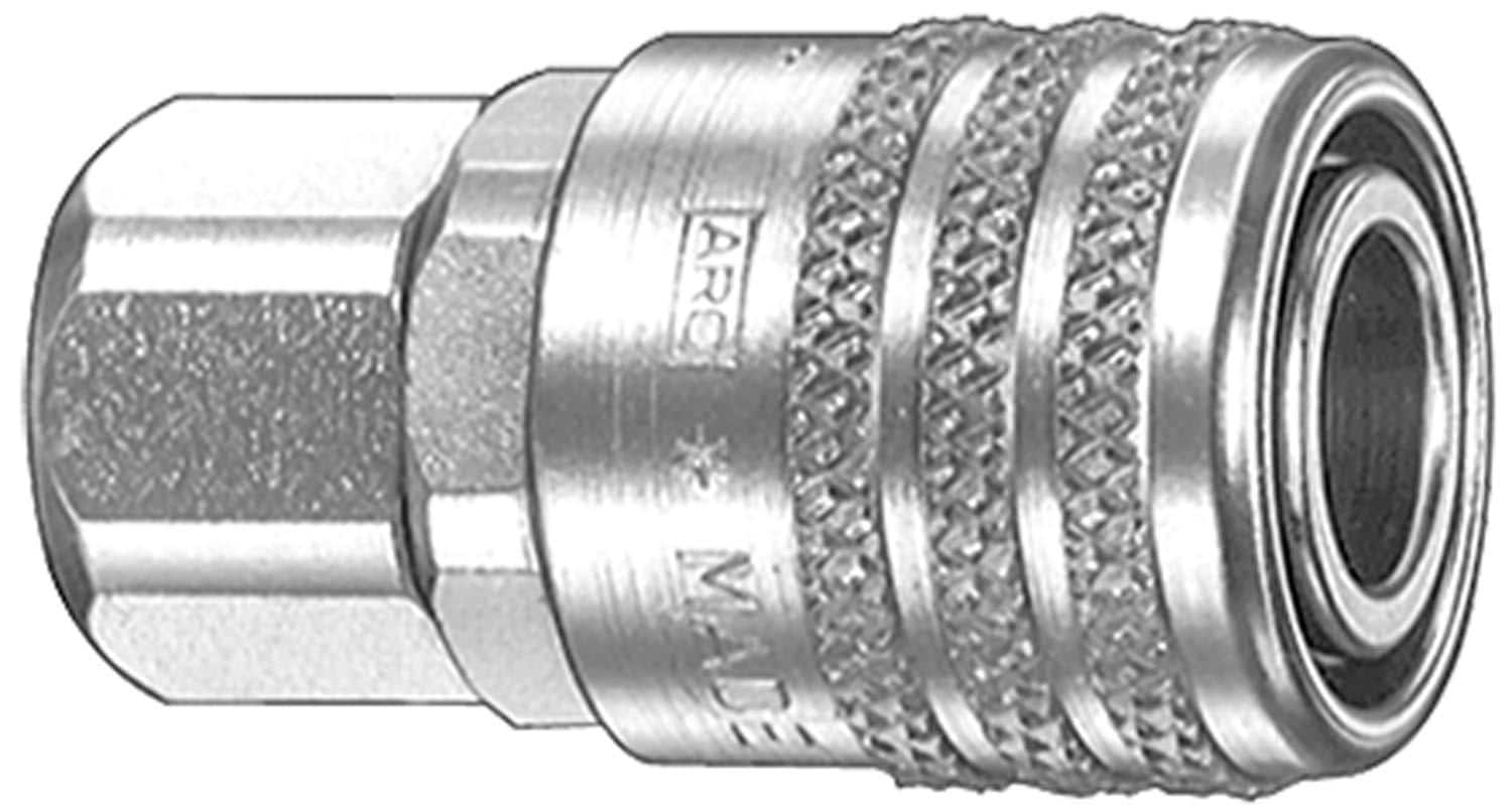 Auveco No. 16066 Air System Coupler MS Series 1/4" Female NPT, Quantity - 5