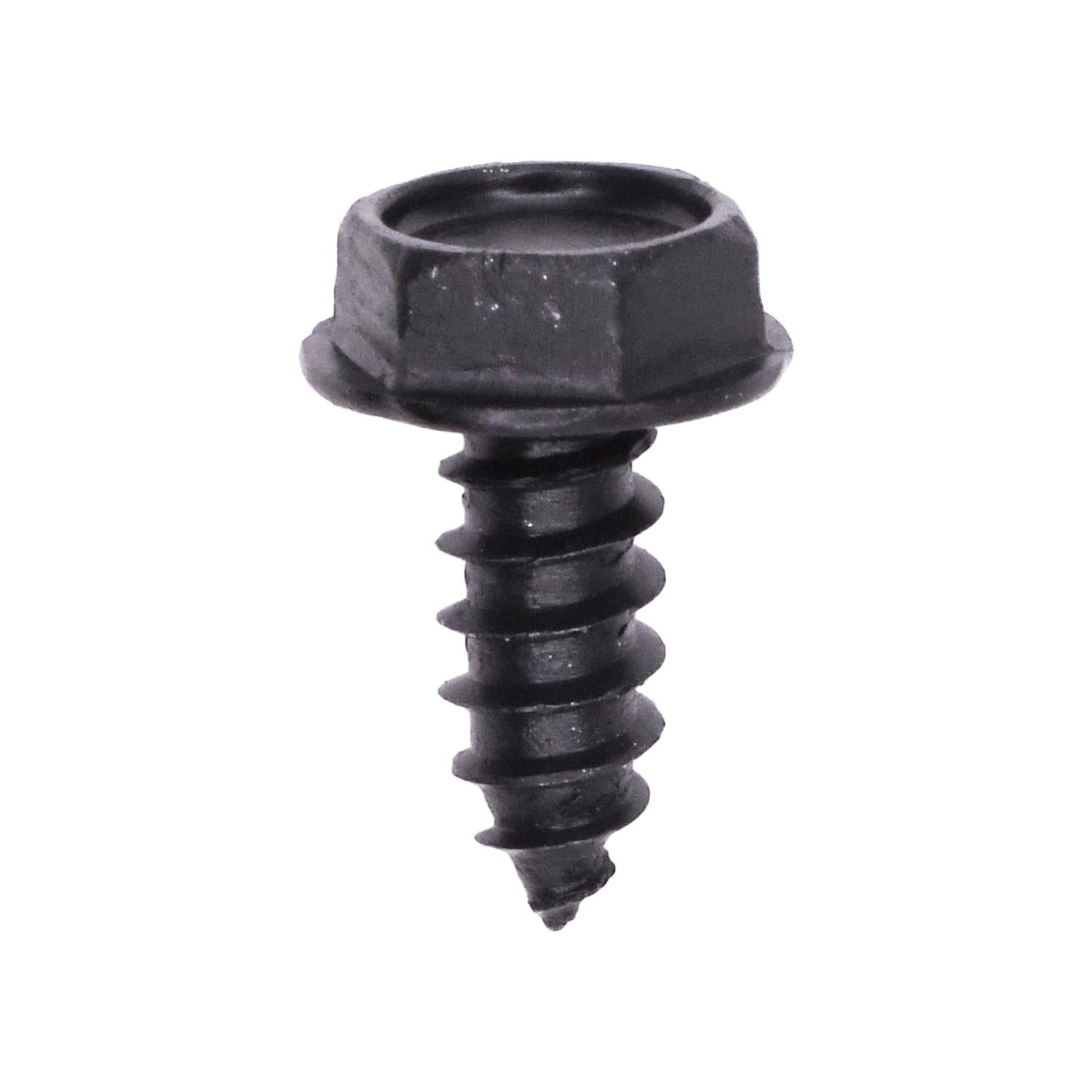 Auveco No. 16149 Hex Washer Head Tapping Screw #10 X 1/2" Black Oxide, Quantity - 100