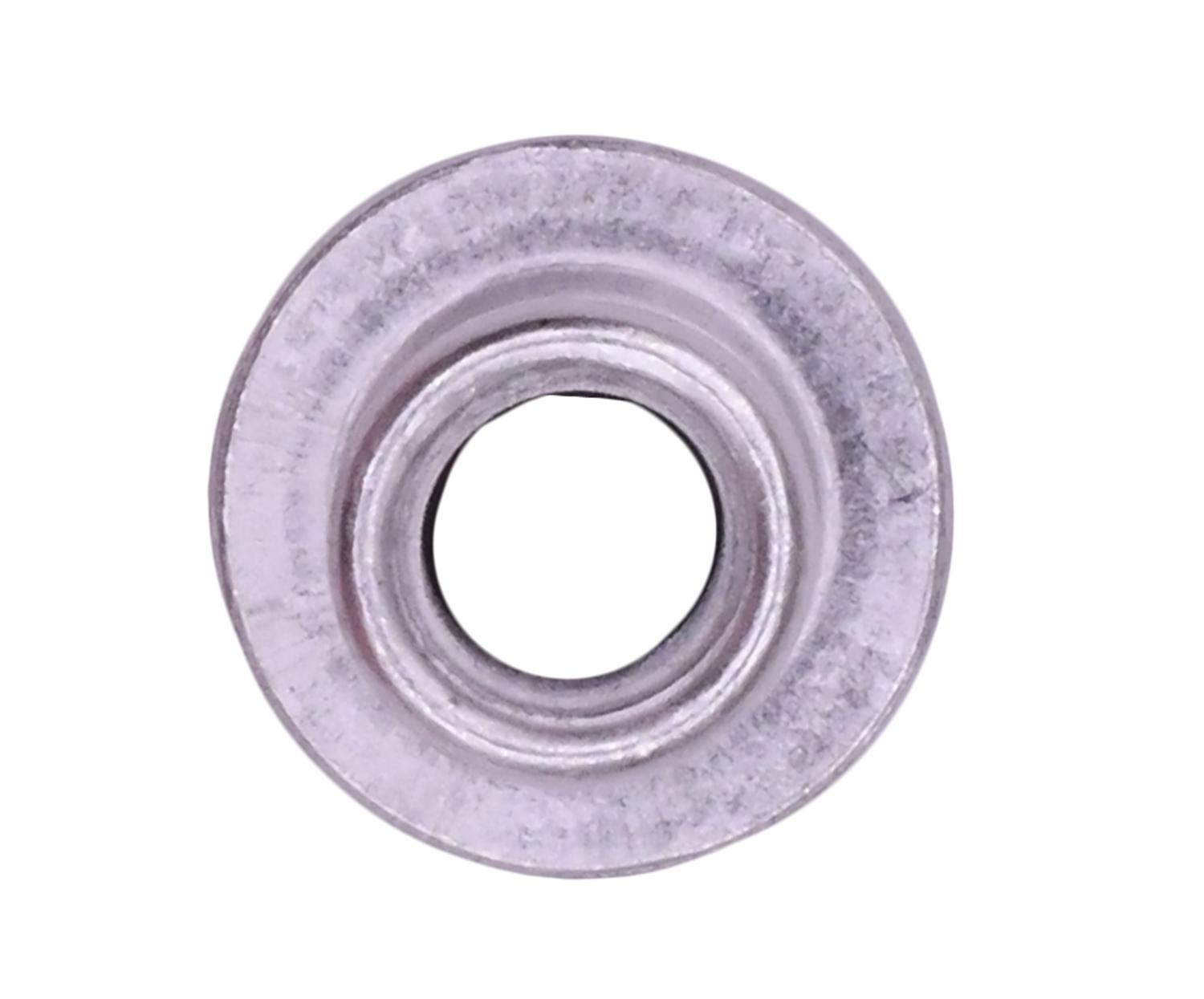 Auveco No. 16177 Large Flange Thin Sheet Aluminum Nutsert 8-32 Thread, Quantity - 50