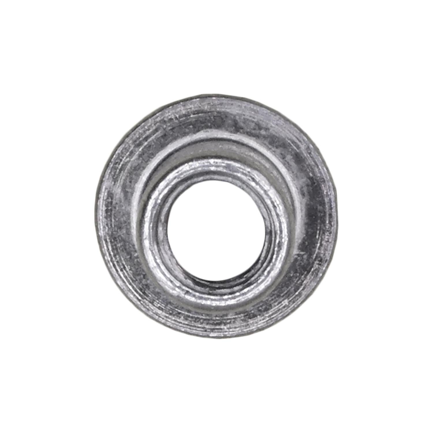 Auveco No. 16187 Large Flange Thin Sheet Steel Nutsert 8-32 Thread, Quantity - 50