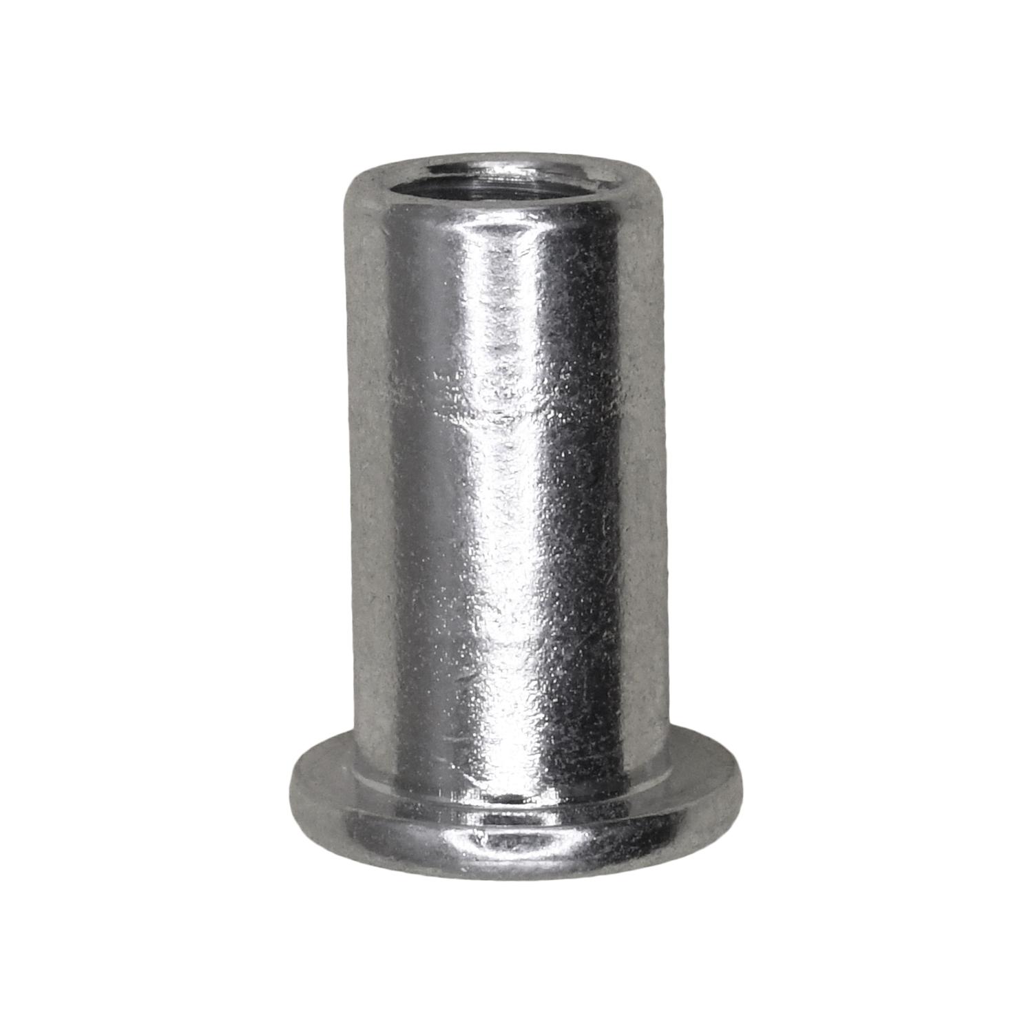 Auveco No. 16192 Large Flange Thin Sheet Steel Nutsert 1/4"-20 Thread, Quantity - 25