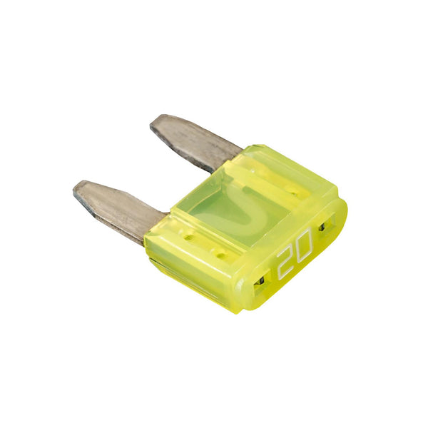 Auveco No. 16358 Mini Fuse - 20 Amps, Quantity - 5