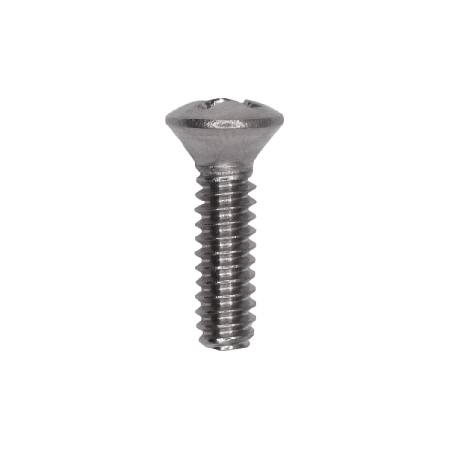 Auveco No. 16363 Phillips Oval Head Machine Screw 6-32 X 1/2", Quantity - 100
