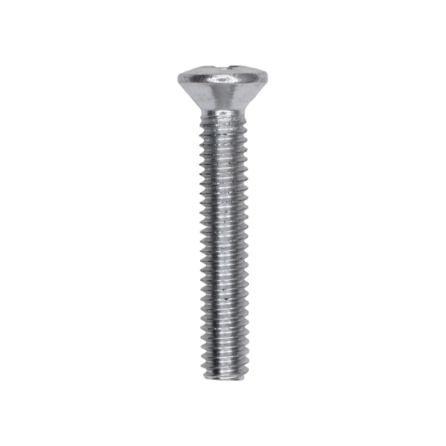 Auveco No. 16370 Phillips Oval Head Machine Screw 8-32 X 1", Quantity - 100