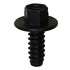 Auveco No. 16421 Slot. Hex Washer Head License Plt Screw #14 X 5/8" Blk, Quantity - 50