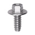Auveco No. 16422 Slot. Hex Washer Head License Plt Screw #14 X 5/8" Zinc, Quantity - 50