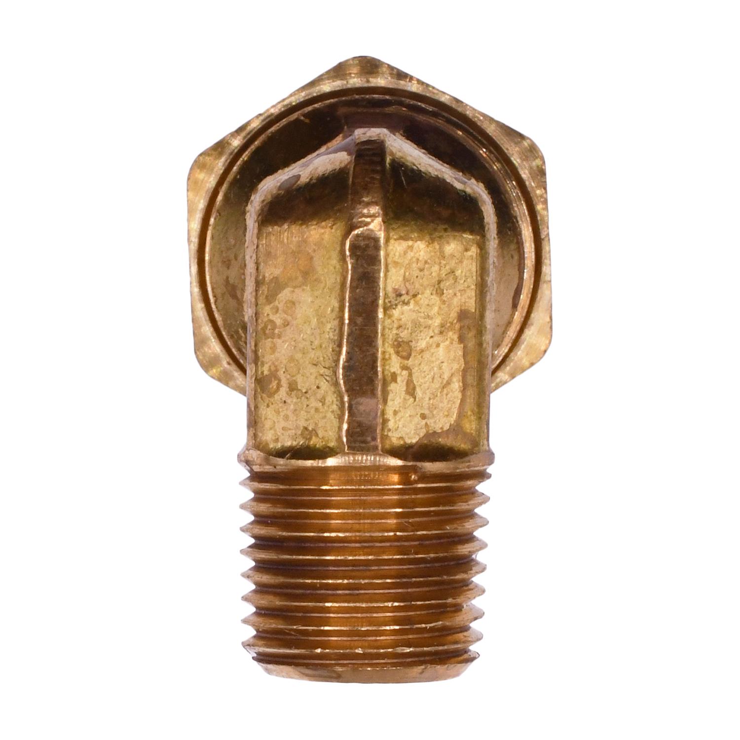 Auveco # 164 Brass 90 Degree Male Compression Adapter 3/8" Tube 1/8" Pipe. Qty 5.
