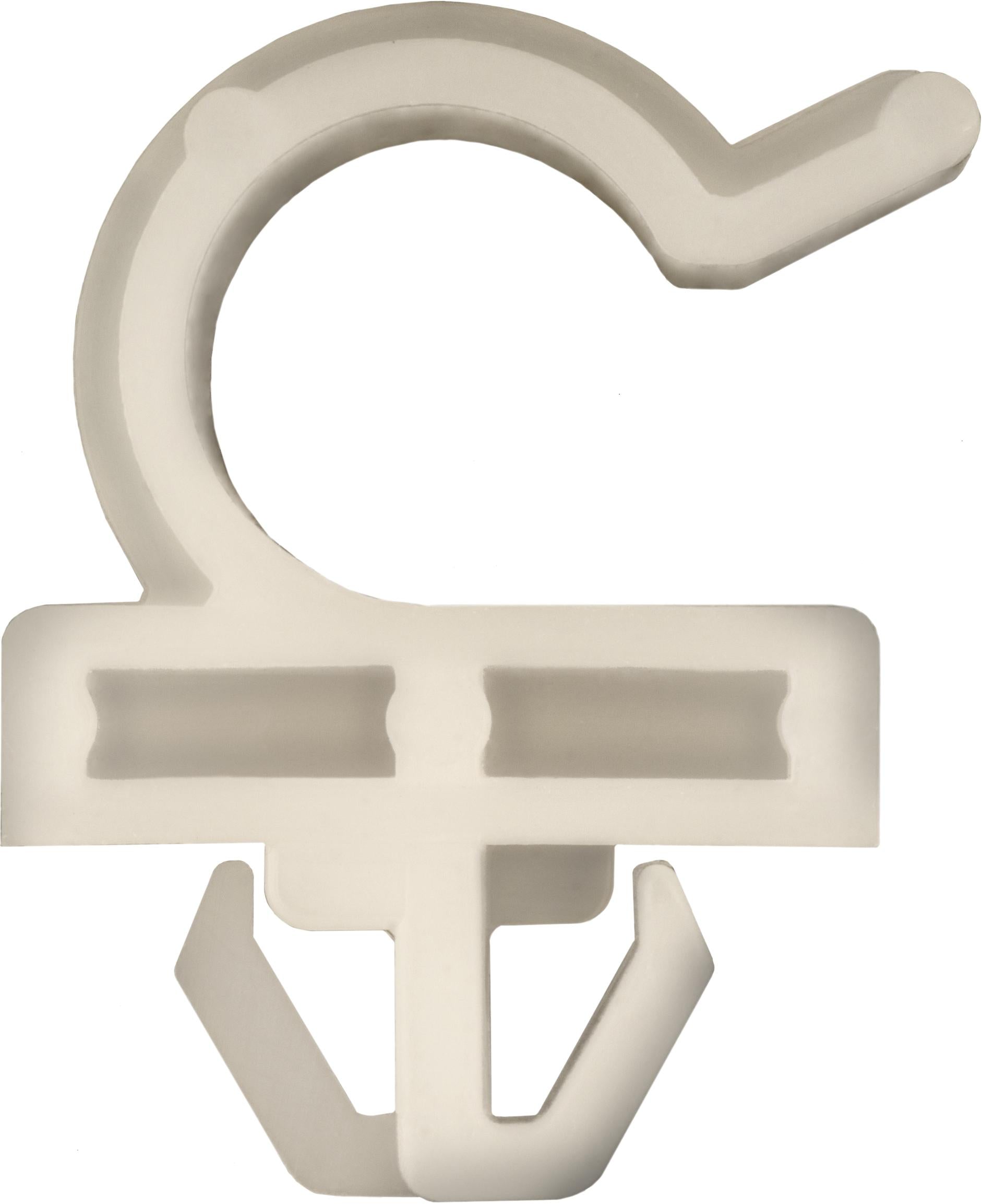 Auveco No. 16780 Hood Prop Rod Clip Holds 7mm & 6mm Rods, Quantity - 10