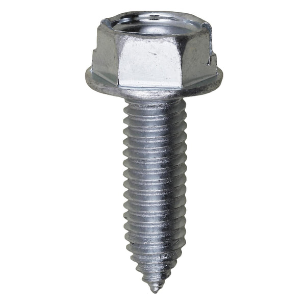 Auveco No. 16826 Slotted Hex Washer Head Zinc M6-1.0 X 20mm, Quantity - 50