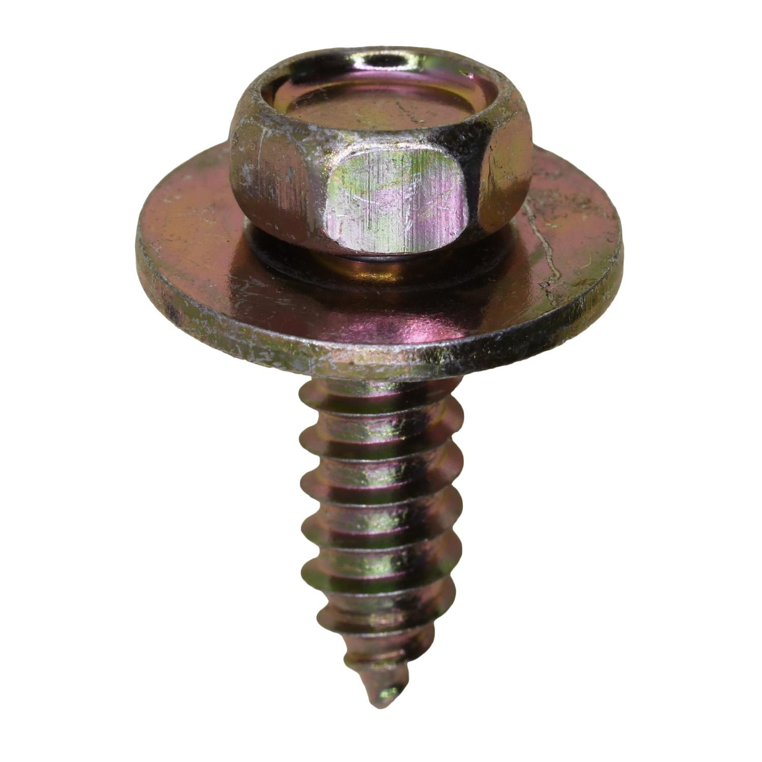 Auveco No. 16828 Hex Head SEMS Tapping Screw M6.3-1.81 X 20mm, Quantity - 25