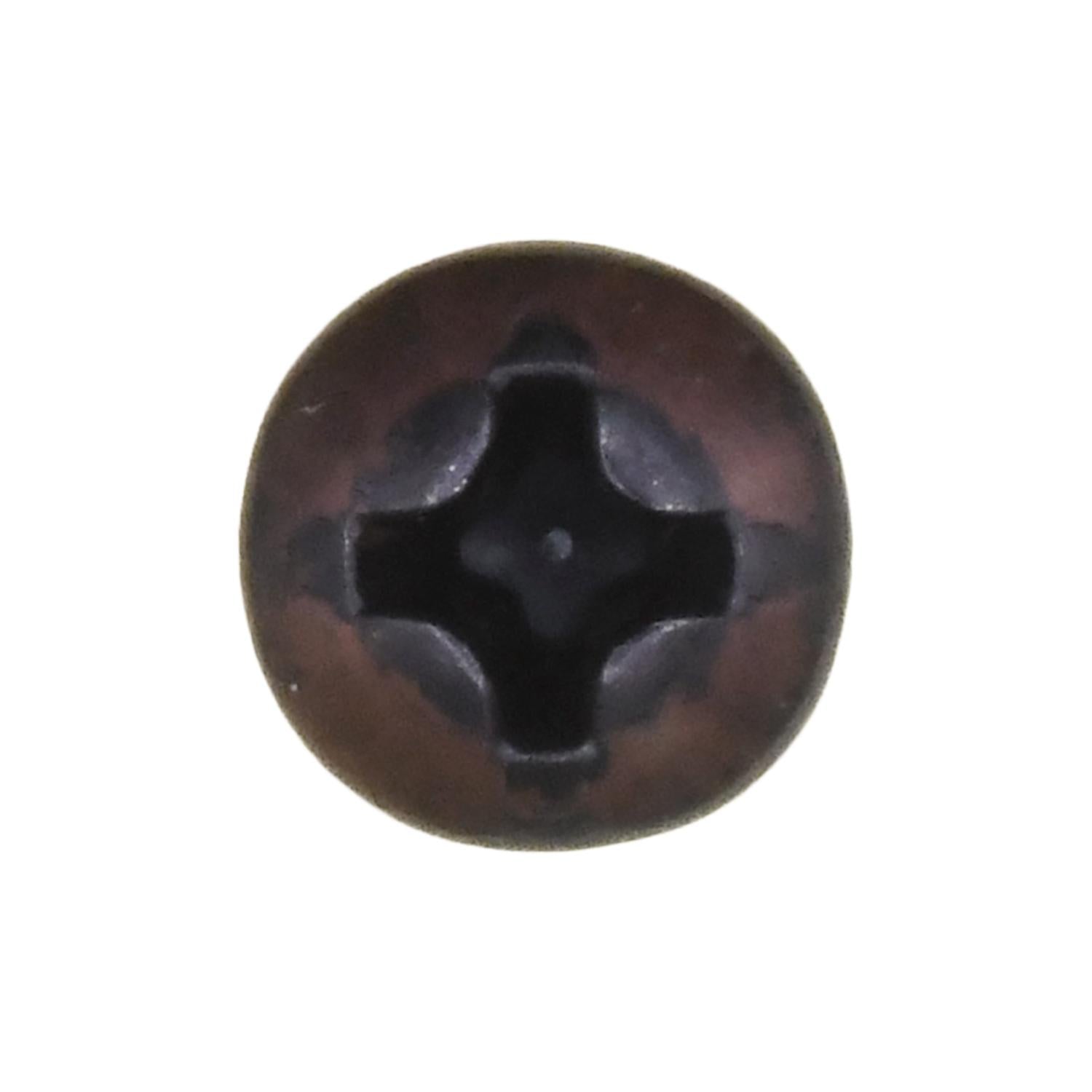 Auveco No. 16889 Phillips Pan Head Tapping Screw #6 X 3/8" Black Oxide, Quantity - 100