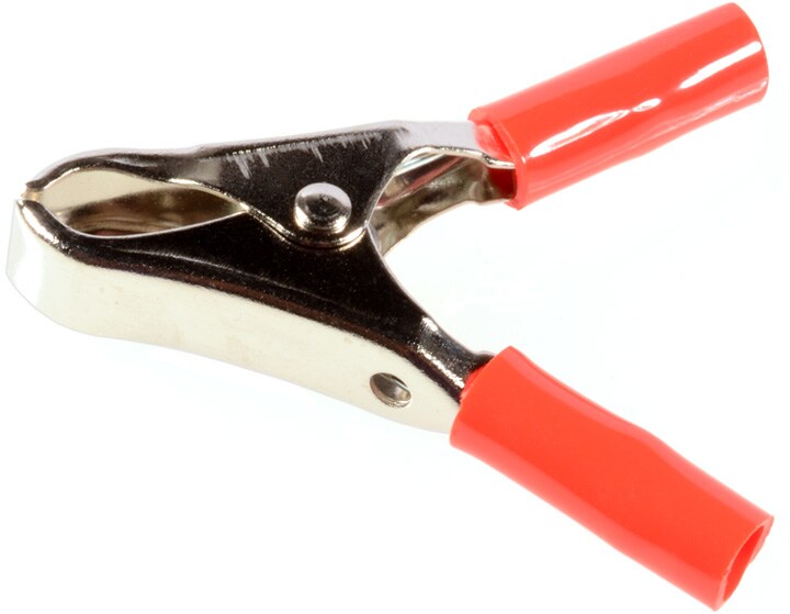 Auveco # 16972 Test Clip - 30 amp Red Insulation. Qty 5.