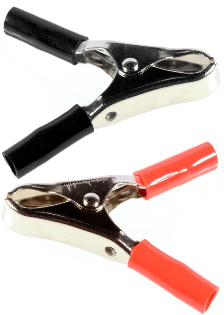 Auveco # 16977 Test Clip - 50 amp 1 Red And 1 Black Insulator. Qty 1.