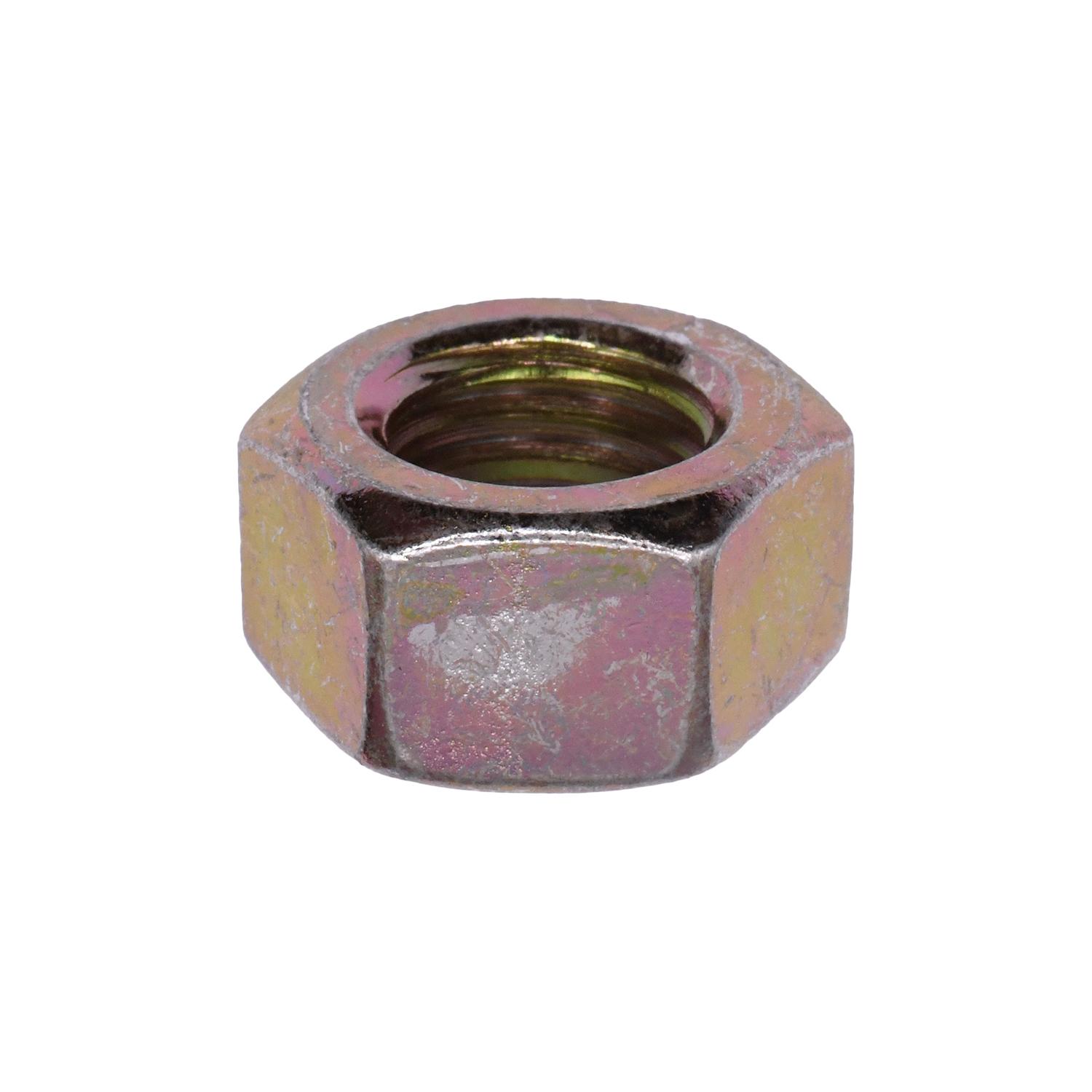 Auveco No. 16983 Grade 8 Hex Nut 9/16"-12 USS Thread Size Zinc, Quantity - 25