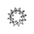 Auveco No. 17021 Int-External Combination Lock Washer 5/16" Zinc, Quantity - 100