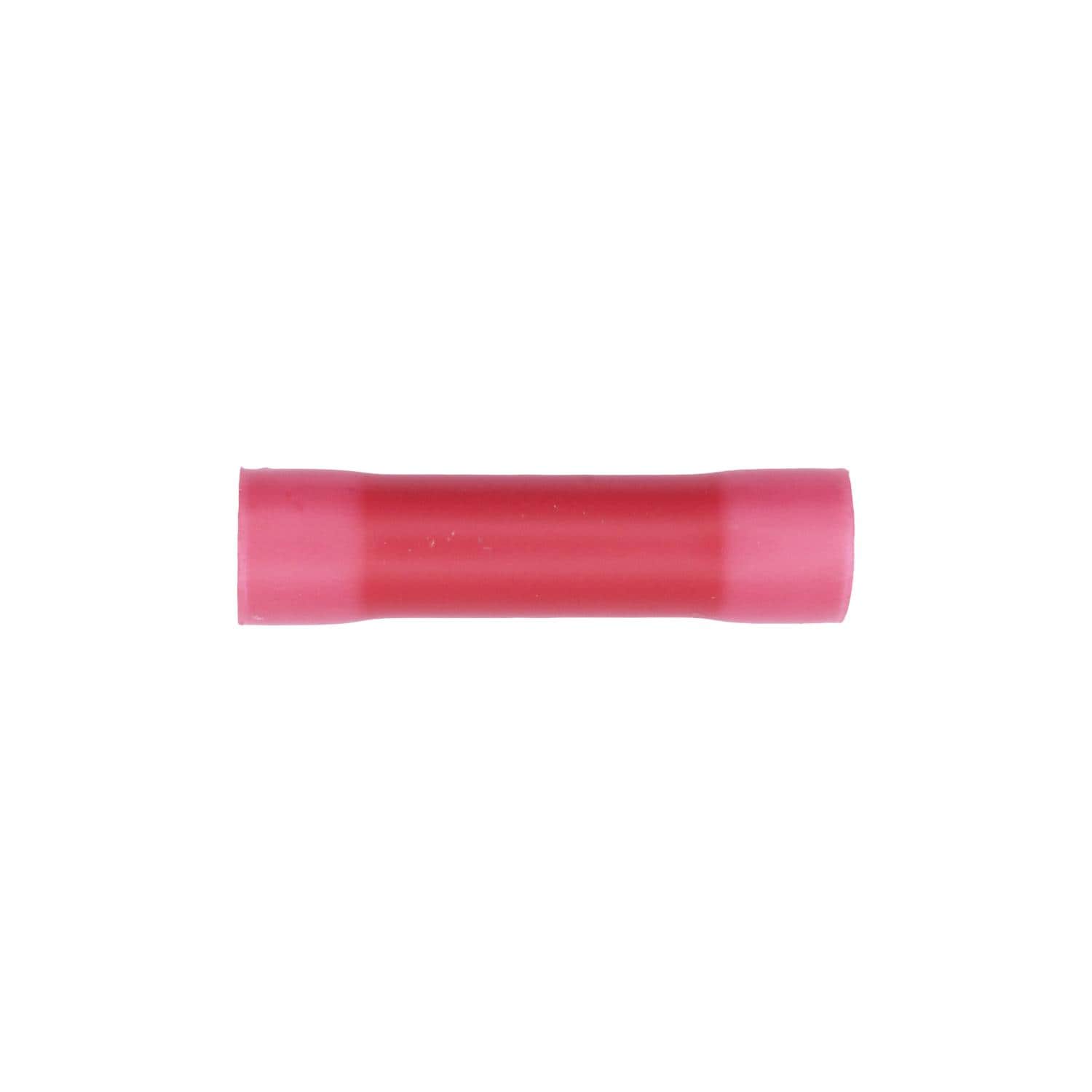 Auveco No. 17037 Vinyl Insulated Butt Connector 8 Gauge Red, Quantity - 10