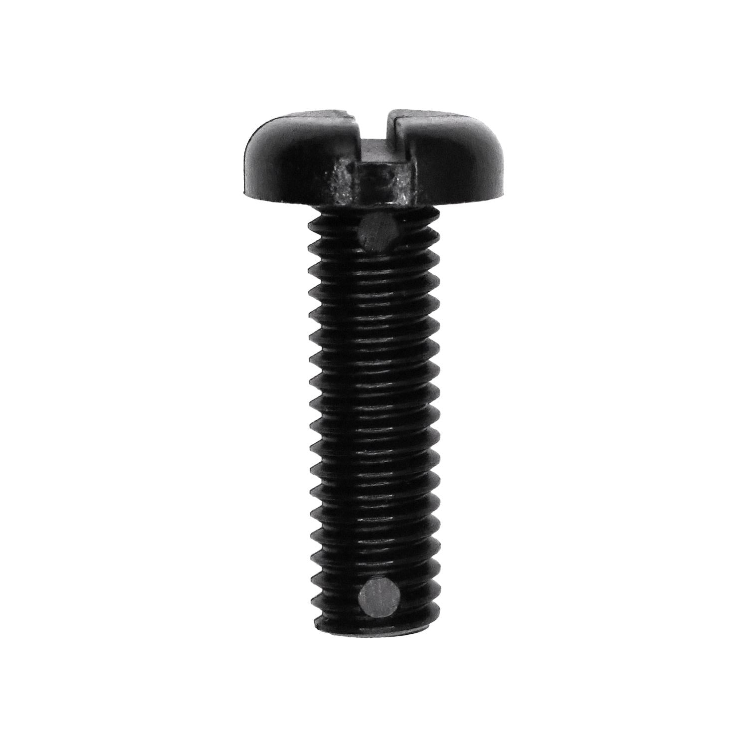 Auveco No. 17091 Black Nylon License Plate Screw M6-1.0 X 20mm, Quantity - 100