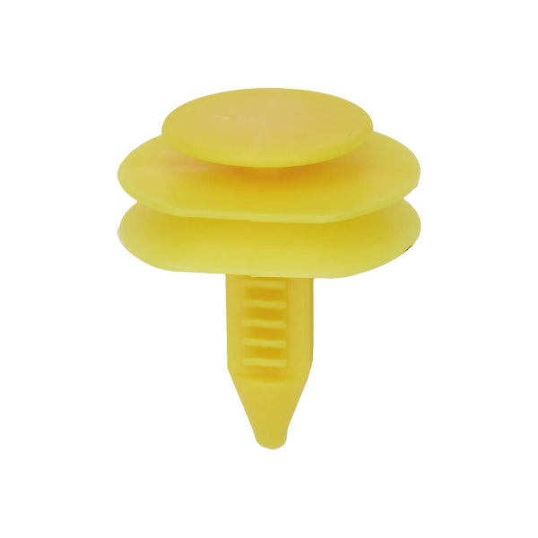 Auveco No. 17092 GM Door Trim Panel Retainer Yellow Nylon, Quantity - 50