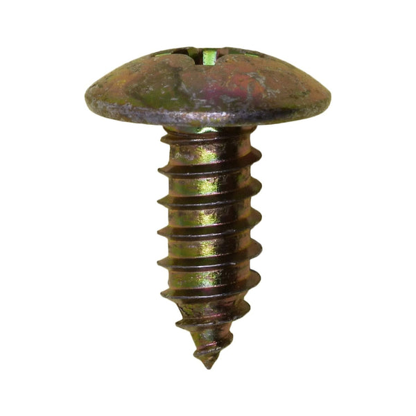 Auveco No. 17098 Phillips Truss Head License Plate Screw M6.3-1.81 X 15mm, Quantity - 50