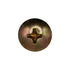Auveco No. 17098 Phillips Truss Head License Plate Screw M6.3-1.81 X 15mm, Quantity - 50